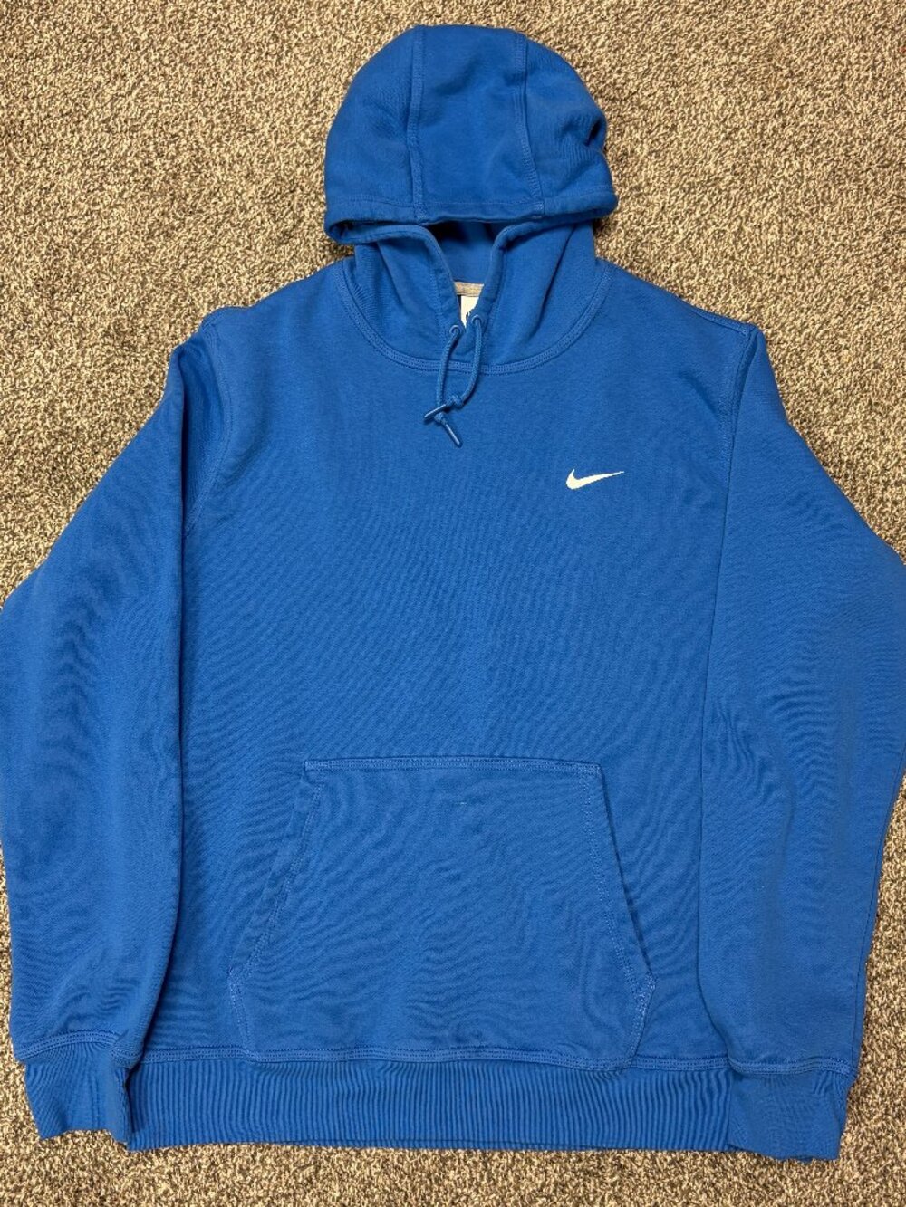 Nike Club Fleece Royal Blue Hoodie (826433-403), Size XL
